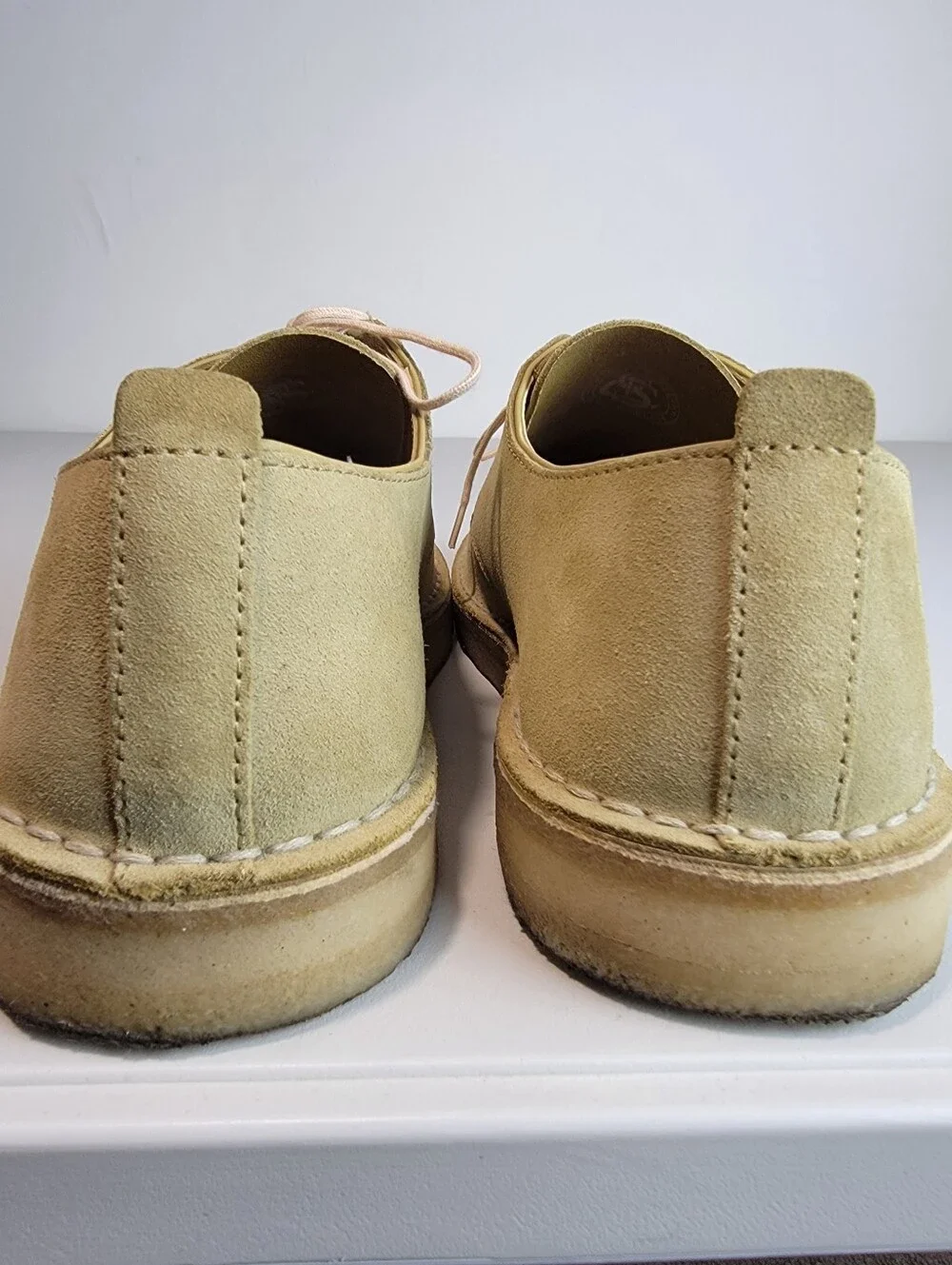 Clarks Originals Men's Coal London Maple Suede Leather Derby Shoes Size 10 M